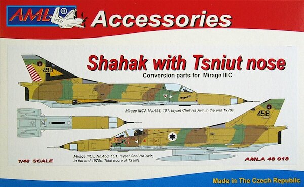 Mirage IIIC Shahak  with Tsniut Nose (Eduard Mirace IIICJ)  AMLA48018