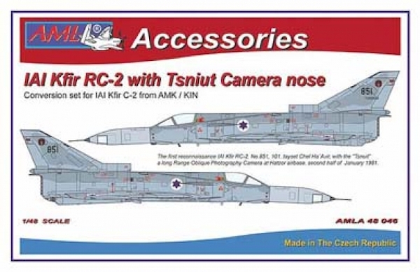 IAI Kfir RC2 with Tsniut Camera Nose (AMK, Kinetic) AMLA48046