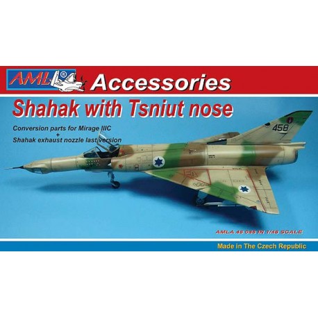 Shahak with Tsniut nose and last Shahak Exhaust nozzle (Eduard Mirage IIICJ) AMLA48048