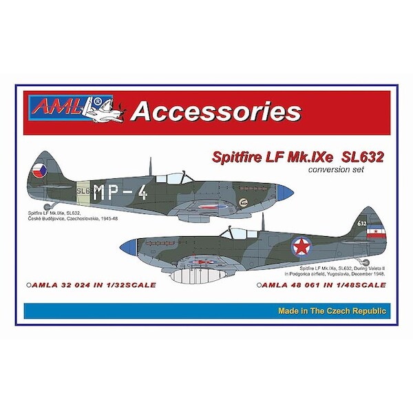 Spitfire LF MKIXe SL632 Conversion set with German fuel tanks AMLA48061