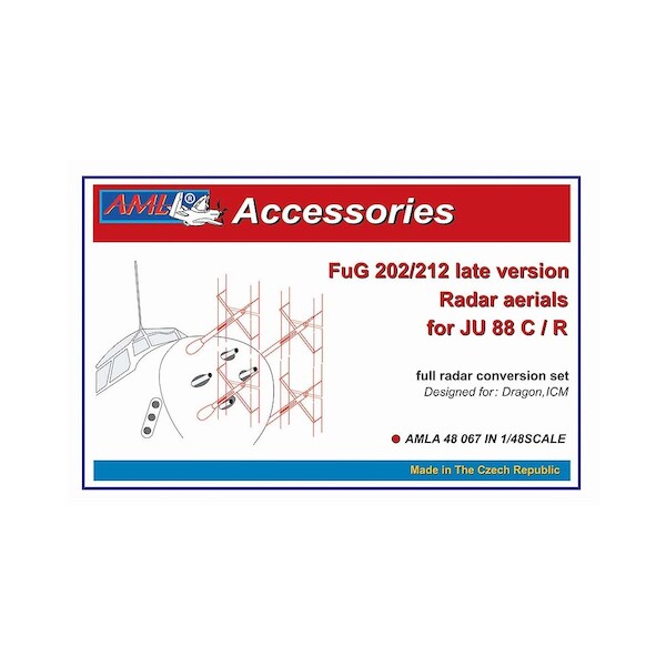 Junkers Ju88C/R FuG 201/212 Late version Radar Aerials (Dragon/IMC)  AMLA48067
