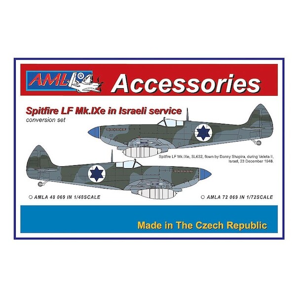 Spitfire LF MKIXe in Israeli Service Conversion set with German fuel tanks AMLA48069