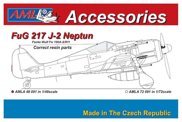FuG217 J2 Neptun radar Aerials for Focke Wulf FW190A-8/R11 AMLA48091