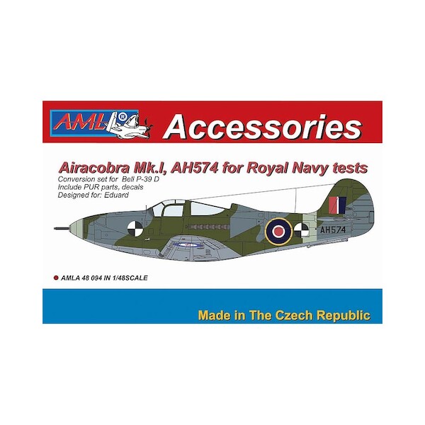 Bell Airacobra MKI (AH574 for Royal Navy Tests) (Special hobby P39D)  AMLA48094