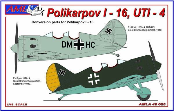 Polikarpov I-16, UTi-4 Dual (Luftwaffe) AMLA4825