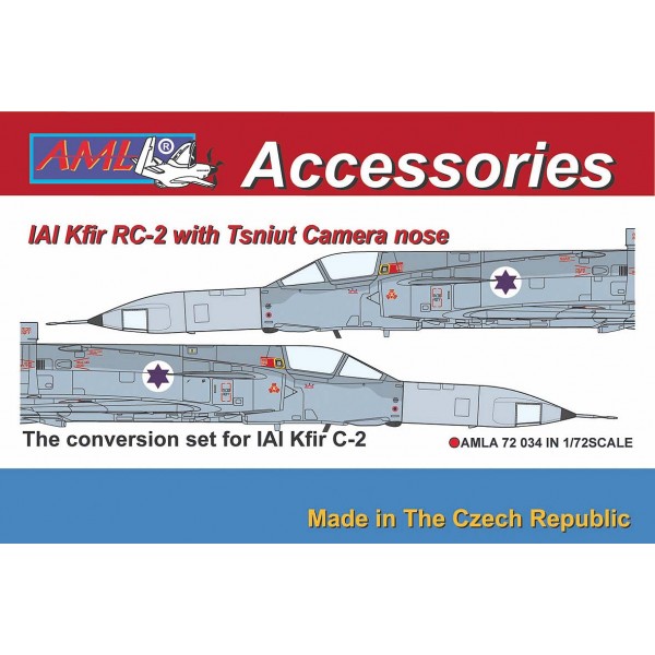 IAI Kfir RC2 with Tsniut camera nose conversion, with decals AMLA72034