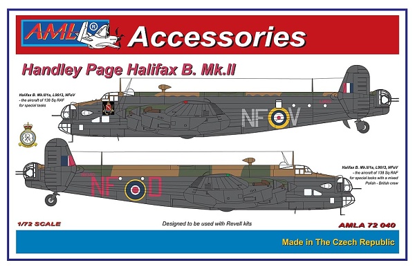 Handley Page Halifax B MKII Update set.  AMLA72040