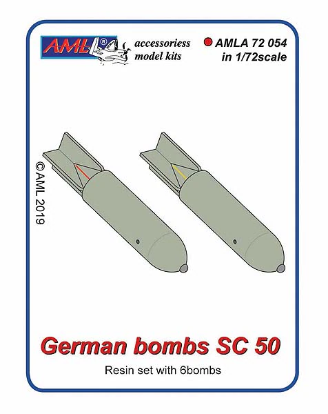 German bombs SC50 (6x)  AMLA72054