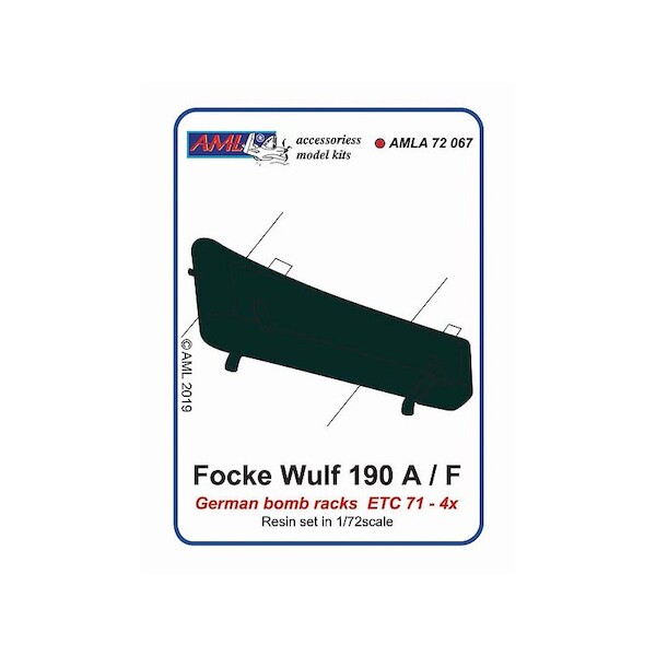 German Bomb racks ECT71 for Fw190A/F  AMLA72067