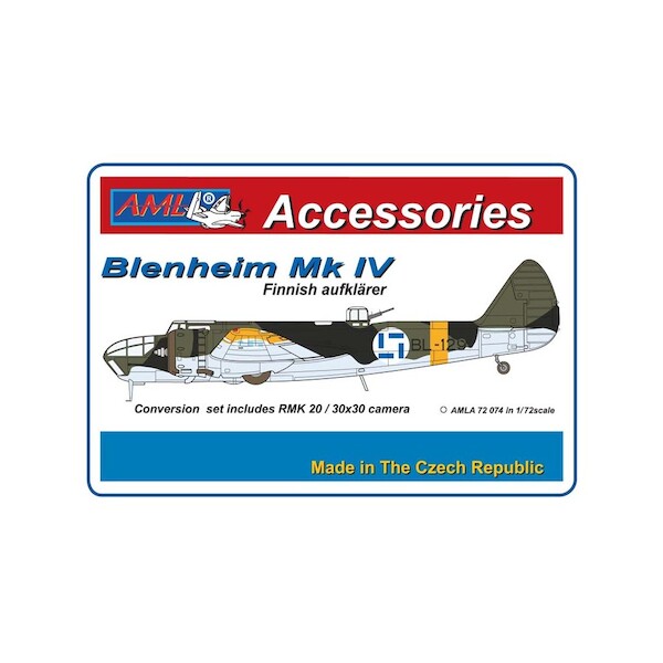 Bristol Blenheim MKIV Finnish recce conversion AMLA72074