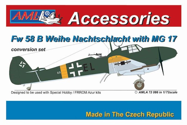 Focke Wulf FW58B Weihe Nachtjäger with MG17 AMLA72086