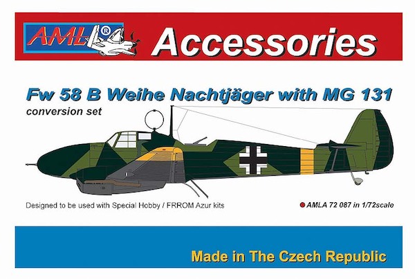 Focke Wulf FW58B Weihe Nachtjäger with MG131 AMLA72087