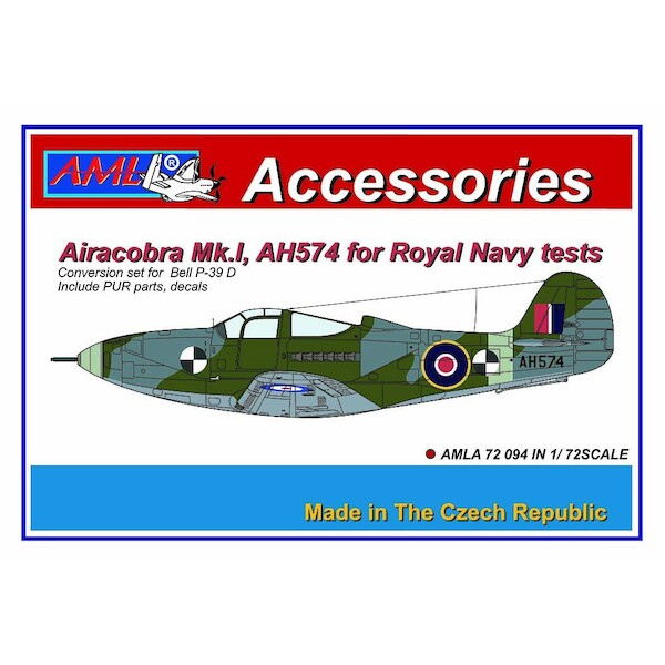 Bell Airacobra MKI (AH574 for Royal Navy Tests) (Special hobby P39D) AMLA72094