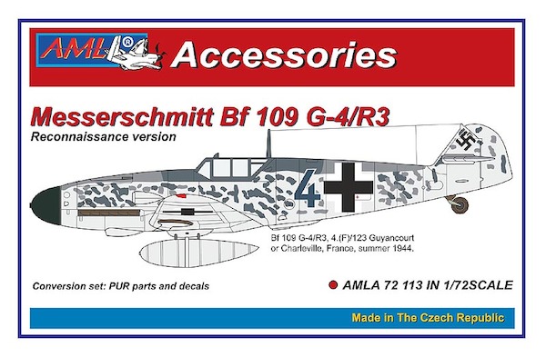Messerschmitt Bf-109G-4/R3 Aufklarer (Academy) AMLA72113
