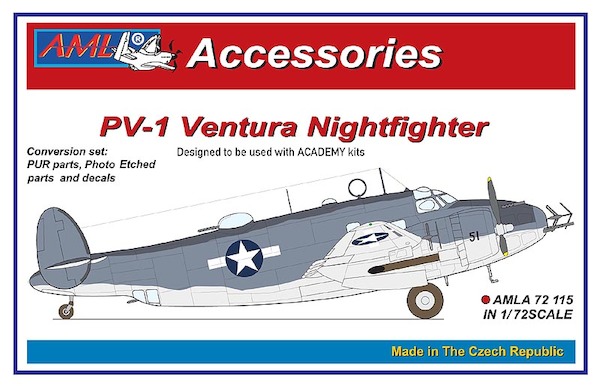 Lockheed Ventura PV-1 nightfighter conv. Set (Academy) AMLA72115