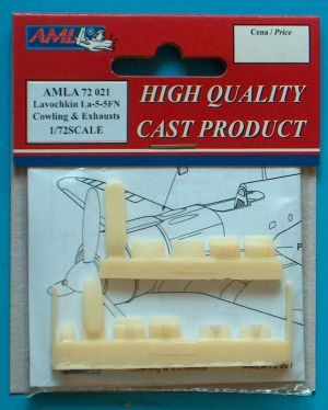 Lavochkin La5/5F/5FN engine cowling and exhausts (KP, Zvesda, Revell) AMLA7221