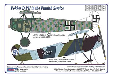 Fokker DVII in Finnish Service  AMLC32-017