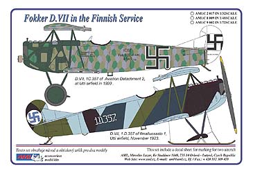Fokker DVII in Finnish Service AMLC32-017