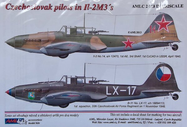 Ilyushin Il-2m3 with Czechoslovak Pilots AMLC32-018