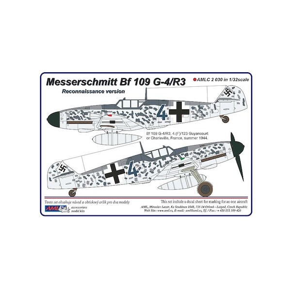Messerschmitt BF109G-4/R3 recce version AMLC32-030