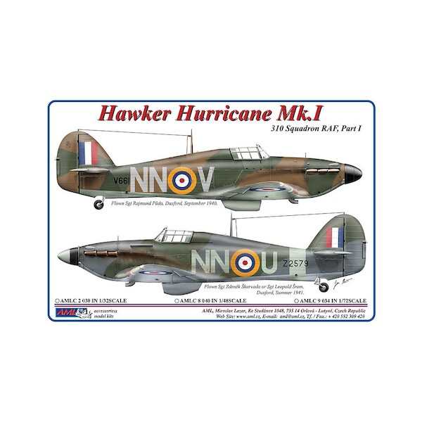 Hawker Hurricane MK1 Czechoslovak pilots of 310sq RAF part 1) AMLC4-022