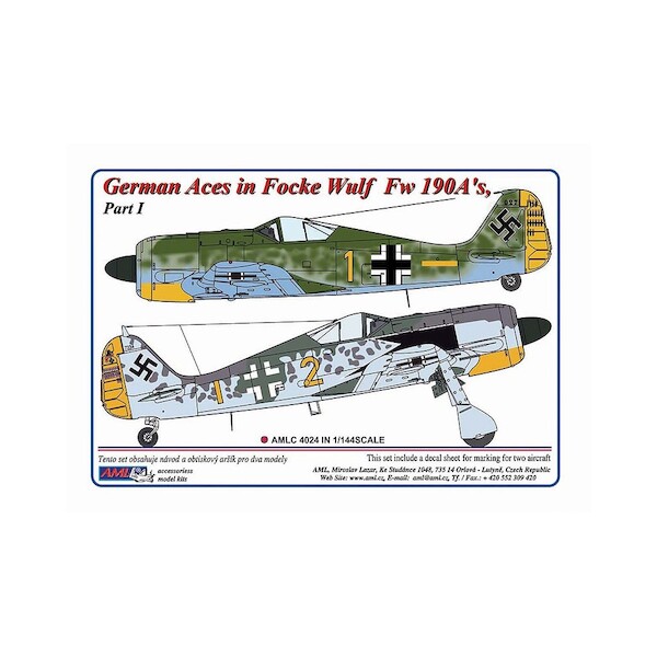 German Aces in Focke Wulf Fw190A's Part 1 AMLC4-024