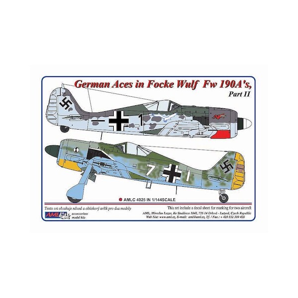 German Aces in Focke Wulf Fw190A's Part 2 AMLC4-025
