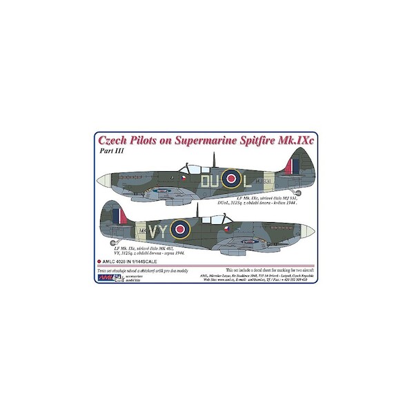 Czechoslovak pilots on Supermarine Spitfire MKIXc Part 3 AMLC4-028