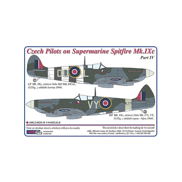Czechoslovak pilots on Supermarine Spitfire MKIXc Part 4  AMLC4-029