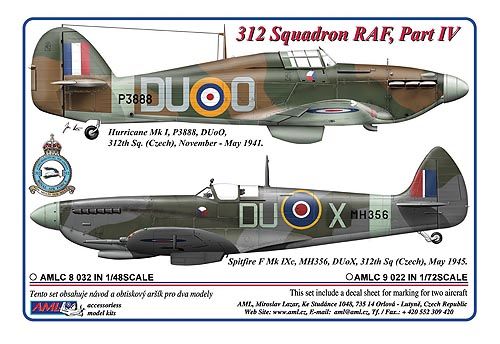 312sq RAF Part 3 (Hurricane MKI, Spitfire F MkIXc) AMLC8-032