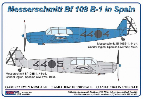 Messerschmitt Bf109B-1 in Spain AMLC8-045