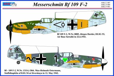 Messerschmitt BF109F-2 (Harder, Osterman) AMLC9-001