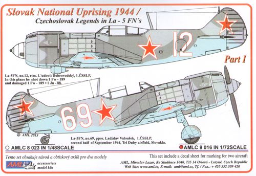 Slovak National uprising 1944, Czechoslovak legends in the LA5FN part 1 AMLC9-016