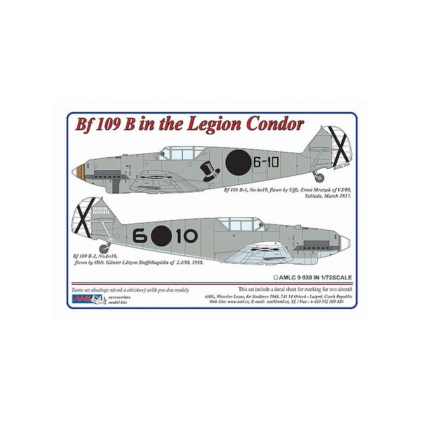 Messerschmitt BF109B-2 in Legion Condor  AMLC9-030