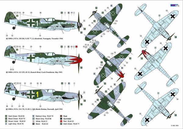 Messerschmitt BF109K-4 Part 2 AMLD32002