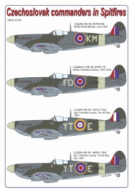 Czechoslovak Commanders in Spitfires AMLD32004