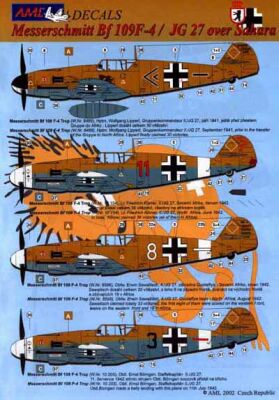 Messerschmitt BF109F-4 (JG27 over Sahara)  AMLD48007