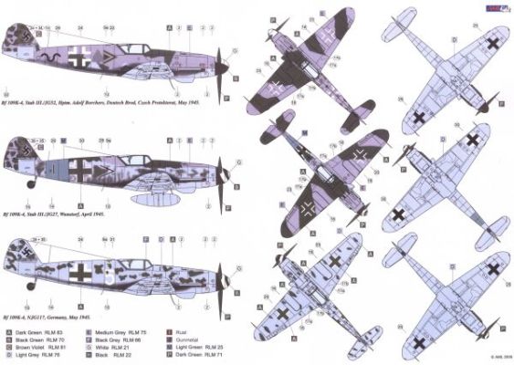 Messerschmitt BF109K-4 Part 1 AMLD48008