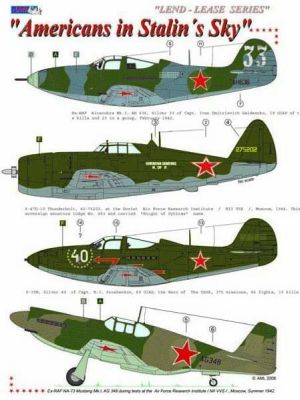 Americans in Stalin's sky (P39N, P47D-10, P51A) AMLD48020