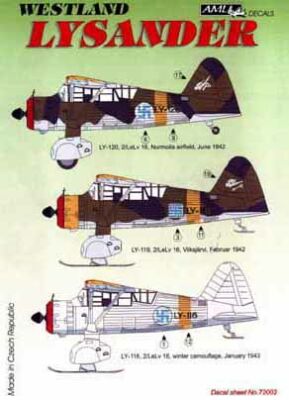 Westland Lysander (Finnish AF)  AMLD72002