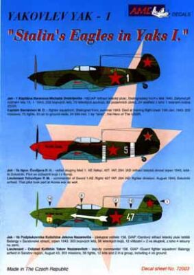 Stalin`s Eagles in Yaks I. (Yak1)  AMLD72003