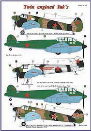 Twin engined Yaks (Yak6, Yak2, Yak 4)  AMLD72015