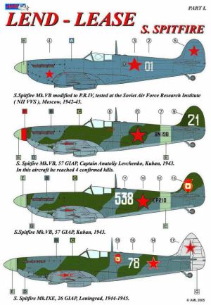 Lend Lease Spitfires (REISSUE) AMLD72018