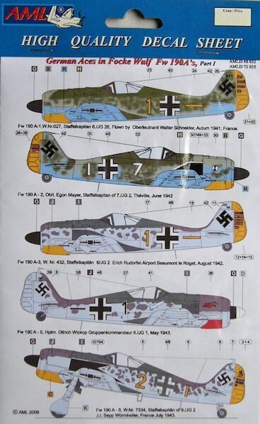Focke wulf FW190A (German Aces)  AMLD72035