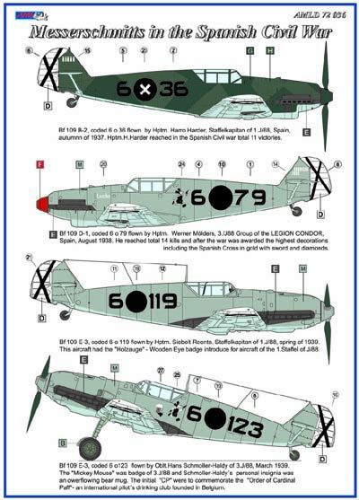 Messerschmitts in the Spanish Civil War  AMLD72036