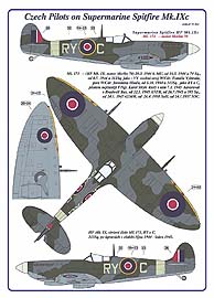 Czech Pilots on Spitfire MKIX''s  AMLD72041