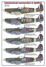 Czechoslovak commanders in the Spitfires  AMLD72043