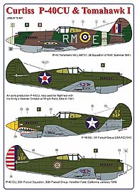 Curtiss P40CU & Tomahawk I AMLD72045