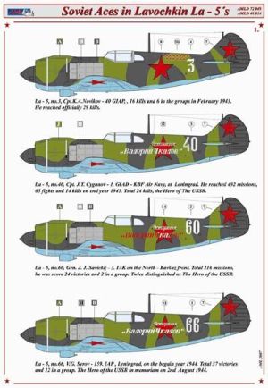 Soviet Aces in Lavochkin La5´s AMLD72049