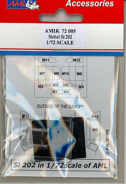 Siebel Si202 canopy and Mask (AML) AMLK72005